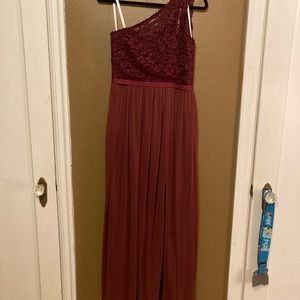Wine Bridesmaid Dress size 6